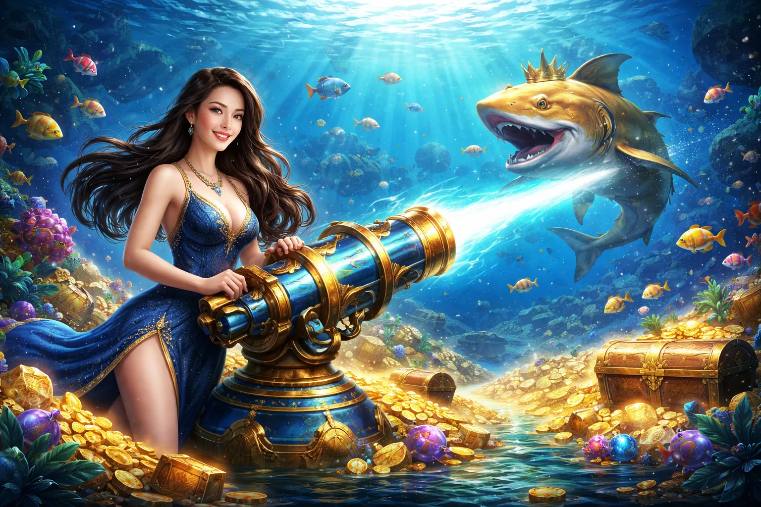 Trò chơi bắn cá NWE88 với đồ họa sống động